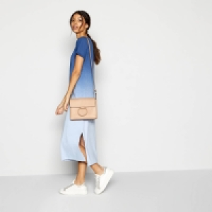 Principles Petite Blue Dip Dye Maxi Petite T-Shirt Dress