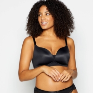 Gorgeous Dd+ Black Comfort Non-Wired Padded T-Shirt Bra
