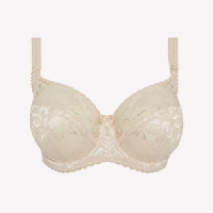 Gorgeous Dd+ Natural Charlotte Lace Underwired Non-Padded Balcony Bra