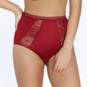 Rosme Red Lace Eliza Full Brief Knickers