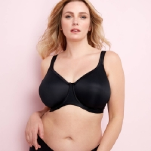Elomi Black Smoothing Underwired Moulded Cups T-Shirt Bra