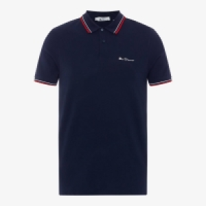 Debenhams Ben Sherman Navy Tipped Polo Shirt