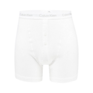 Calvin Klein White Button Boxers Shorts