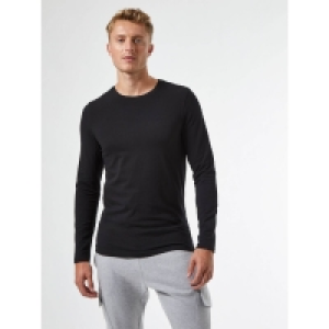 Black Long Sleeved Muscle T-Shirt £5.40