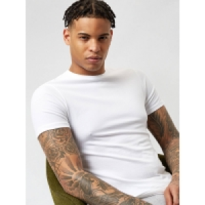 Debenhams Burton 2 Pack White Muscle T-Shirts