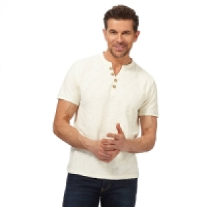 Mantaray Off White Cotton T-Shirt
