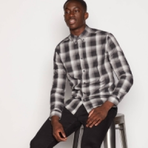 Debenhams Ben Sherman Black Cotton Checked Slim Fit Shirt