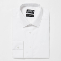 Debenhams The Collection White Premium Non Iron Long Sleeves Tailored Fit Cotton Shir