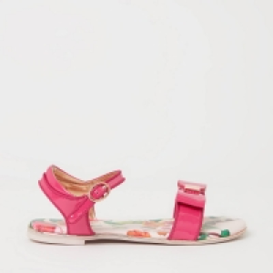 Lola & Maverick Girls Pink Bow Sandals