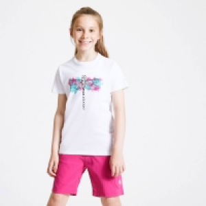 Dare 2b Cream/White Go Beyond Printed Casual T-Shirts