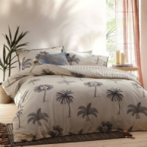 Debenhams Off-White Minna Printed and Embroidered Duvet Set