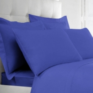 Debenhams Blue Egyptian Cotton 200 Thread Count Oxford Pillowcase Pair
