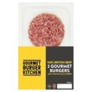 Gourmet Burger Kitchen 2 Beef Burgers £3.37