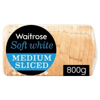 Waitrose  Waitrose Soft White Medium Sliced