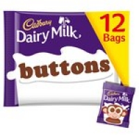 Ocado  Cadbury Dairy Milk Chocolate Buttons Treatsize Bags