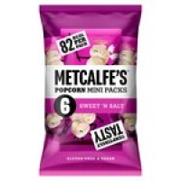 Morrisons  Metcalfes skinny Sweet n Salt Multipack Popcorn x6
