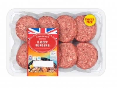 Birchwood 8 British Beef Bugers
