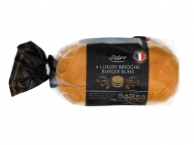 Deluxe 4 Luxury Brioche Burger Buns