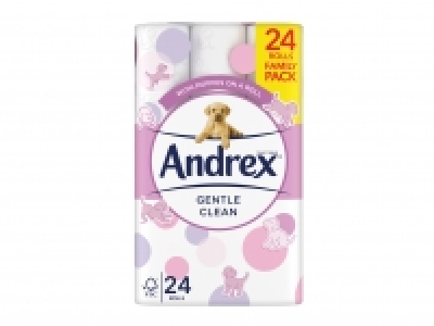Andrex Gentle Clean Toilet Tissues £8.99