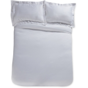 Aldi  Berata Grey King Sateen Duvet Set