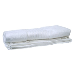 Bath Sheet Towel 90 x 135cms White £5.99