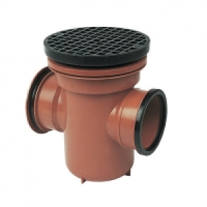 FloPlast 110mm Back Inlet Bottle Gully Circular Lid - Terrac £23.00