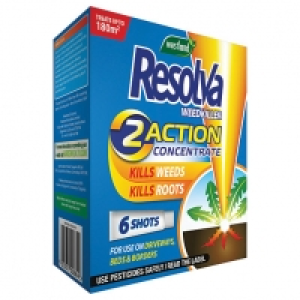 Resolva 2 Action Concentrate Liquid Shots Weed Killer - 6 Tu £10.00