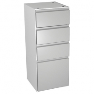 Wickes Hertford Dove Grey Multi-drawer Floorstanding Storage