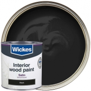 Wickes One Coat Satinwood Black 750ml £10.00