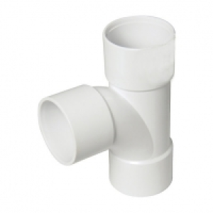 FloPlast WS23W Solvent Waste 92.5 Deg Tee - White 40mm £0.80