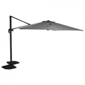 Charles Bentley 3.5M Grey X-Large Round Cantilever Garden Pa £240.00