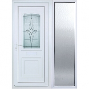 Wickes  Wickes Medway 1 Sidelight Upvc Door 2085 x 1520mm Right Open