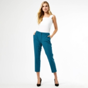 Dorothy Perkins Blue Ankle Grazer Trousers
