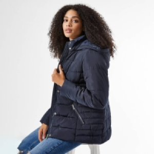 Debenhams Dorothy Perkins Blue Short Padded Coat