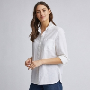 Debenhams Dorothy Perkins Ivory Linen Shirt