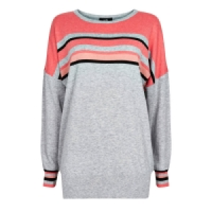 Wallis Grey Stripe Jumper