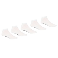 Debenhams Regatta Cream and White 5 Pack Arch Support Trainers Socks