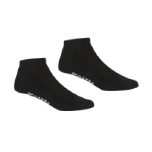 Regatta Black 5 Pack Arch Support Trainers Socks