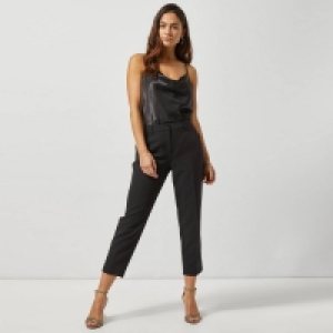 Dorothy Perkins Black Petite Naples Ankle Grazer Trousers