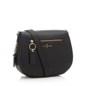 J By Jasper Conran Black Richmond Saddle Bag