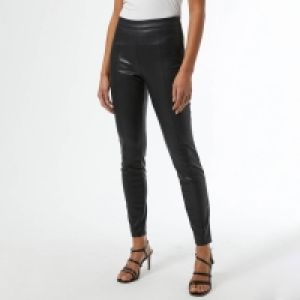 Debenhams Dorothy Perkins Black Polyurethane Leggings