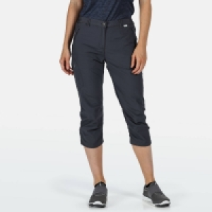 Regatta Grey Chaska II Active Lightweight Walking Capri Shorts
