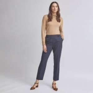Dorothy Perkins Blue High Waist Slim Leg Trousers