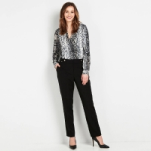 Debenhams Wallis Petite Black Tapered Trousers