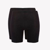 Debenhams Ten Cate 2 Pack Black Cotton Seamless Long Shorts