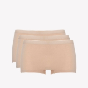 Debenhams Ten Cate 3 Pack Tan Cotton Seamless Shorts