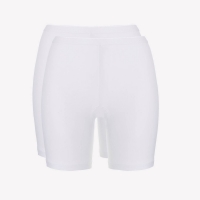 Debenhams Ten Cate 2 Pack White Cotton Seamless Long Shorts