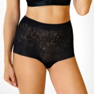 Debenhams Rosme Black Powerlace Seamless Full Brief Knickers