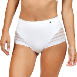Lisca White Alegra Seamless Full Brief Knickers