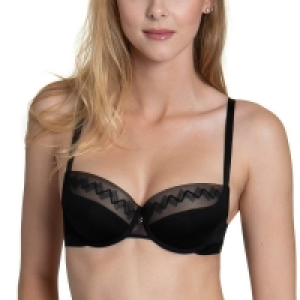 Debenhams Lisca Black Giselle Underwired T-Shirt Bra